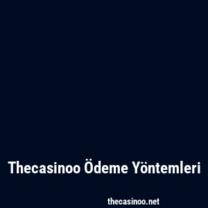 Thecasinoo Ödeme Yöntemleri